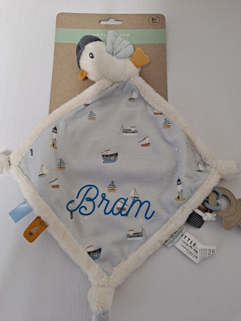 Little Dutch knuffeldoek - Sailors Bay - met naam - Afbeelding 2