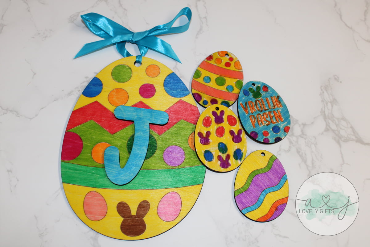 Paasei DIY kids knutselpakket - Afbeelding 2