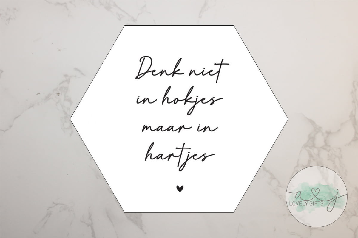 Denk niet in hokjes maar in hartjes - Afbeelding 1