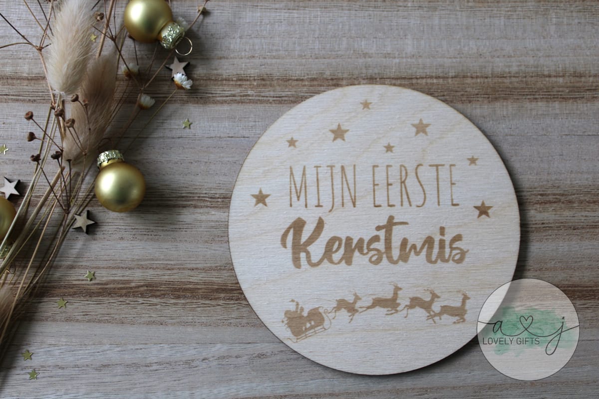 Milestone cirkel mijn eerste kerst - Afbeelding 1