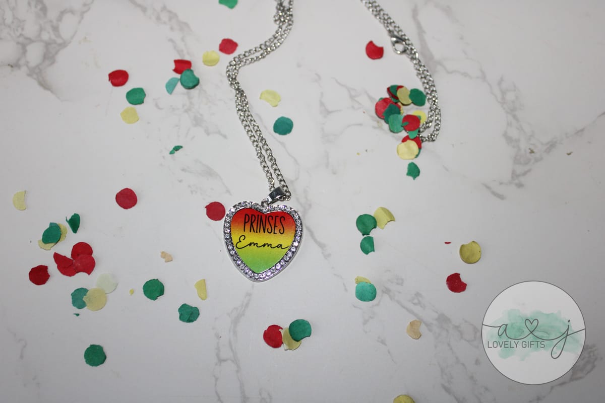 Hart ketting - Carnaval - Afbeelding 2