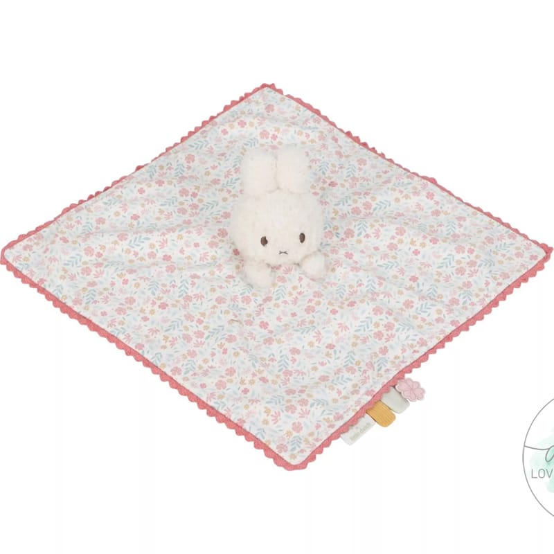 Little Dutch knuffeldoek blossom met naam - Afbeelding 2